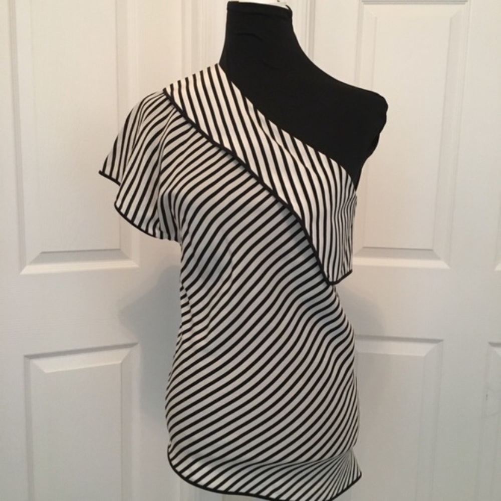 Diane Von Furstenberg Alsen One Shoulder Blouse